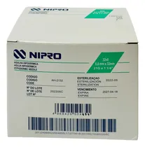 Comprar Aguja Hipodermica 21g X 1 1\u002F4 Nipro Caja\u002F100 Capacidad En Volumen 5 Ml