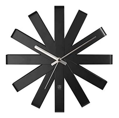 Umbra Ribbon Wall Clock Black
