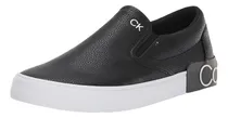 Comprar Tenis Calvin Klein Original Hombre Casual Comodo Piel Negro Blanco Liso