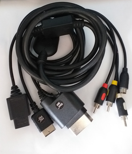 3 En 1 Cable Av Multi Consola Ps2/ps3/xbox360/wii