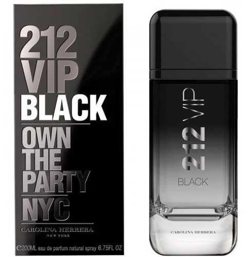 Perfume Carolina Herrera 212 Vip Black 200ml Edp Caballeros