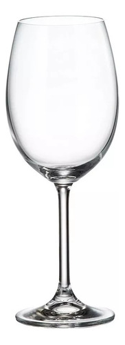 Copa Copon Cristal Bohemia 450ml Vino Agua Set X4 Unidades