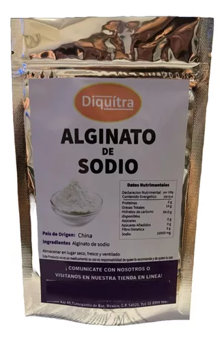 Alginato De Sodio  MercadoLibre 📦