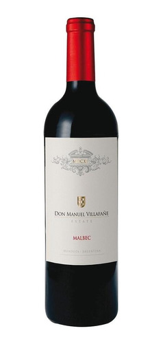 Vino Don Manuel Villafañe Estate Malbec 750ml Local 