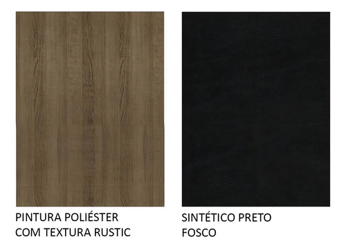 Sala De Jantar Mesa Tampo De Vidro 4 Cadeiras Espanha Madesa Cor Rustic/preto