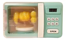 Comprar Microondas De Juguete Juliana Microondas Microondas Color Verde Con Luz Y Sonido