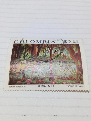 Estampilla. Selva 1               $ 2;00                 (7)