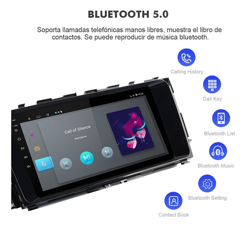 Estéreo 6+128g Para Nissan Altima 2013-2018 4g Qled Carplay