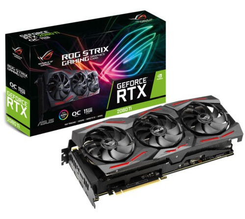 Asus Rog Strix Geforce Rtx 2080ti Oc 11g Gddr6 Graphics Card