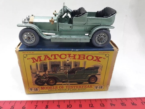 Matchbox Yesteryear Y15 Rolls Royce Con Caja Original 1960