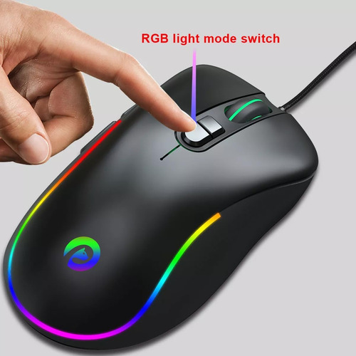 Mouse Generic Negro Con Cable Usb