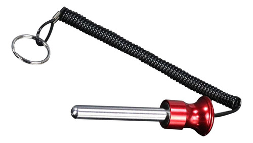 6 Pila De Pesas Magnética Pin Selector De 10x80mm Rojo