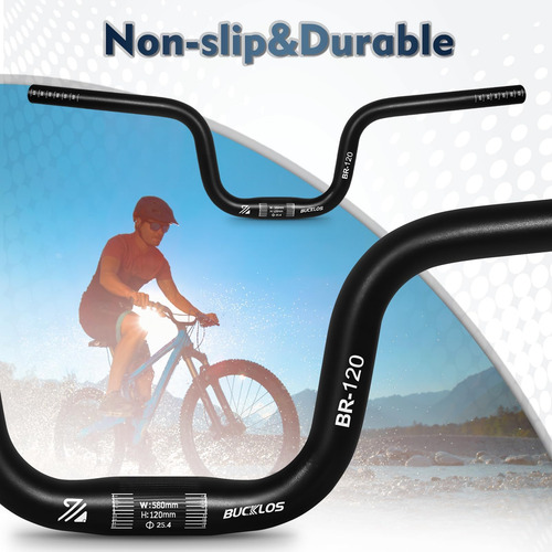 Bucklos Bike 254 Manarbar De Alto Ascenso Bicicletas 580 Mm