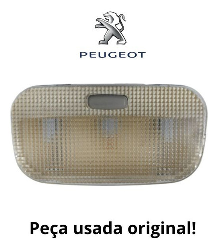 Luz De Teto Traseiro Peugeot 207 2002/2012