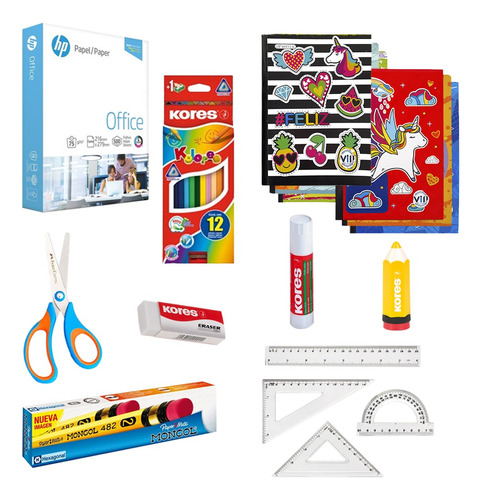 Combo Escolar - Materiales Escolares Regreso A Clases 