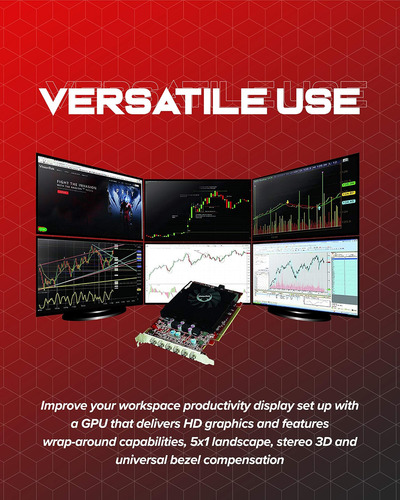 Visiontek Radeon Gb Gddr5 6 4k Monitor Graphics Tarjeta, 6 M