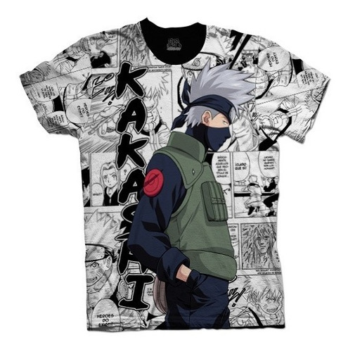 Camiseta Manga Larga de NIÑOS Naruto Sasuke Kakashi Itachi 036