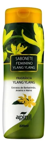 comprar Sabonete Liquido Intimo Feminino 210ml Apinil - Ylang-ylang