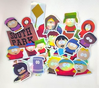 South Park Stickers Holograficos X18