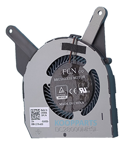 Fan Cooler Compativel Com Dell Latitude 5410 5000 P98g007