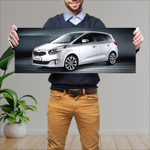 Cuadro 30x80cm Auto 2013 Kia Carens 8921 39