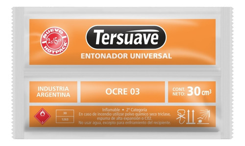 Entonador Tersuave Universal 30 Cc - Mix Color Ocre