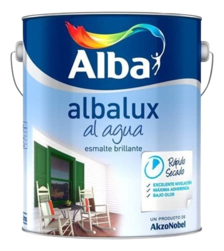 Albalux Al Agua 1 Litro Blanco Amar Berm Azul Marino 