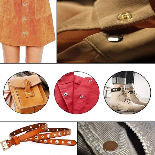 Broches A Presion Grado Marino Para Lona 100sets 3/8