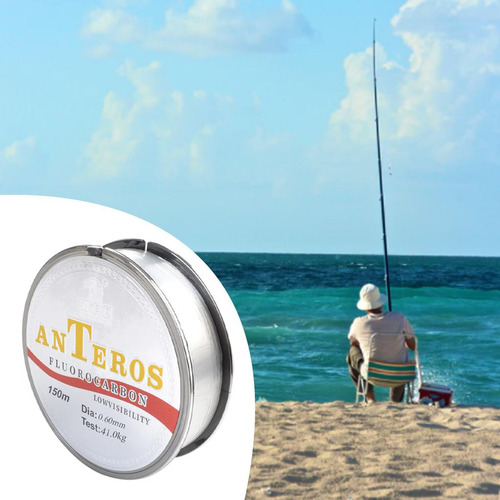 2 Linha De Pesca De Fluorocarbono De 2 A 4 Pacotes, 2 Peças