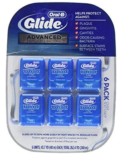 Oral-b Glide Pro-health Advanced Floss, 6 Unidades (paquete