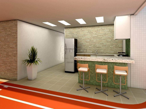 Fd199 - Apartamento 3 Dormitorios, Suite No Canto Do Forte Em Praia Grande Com Lazer Completo. - Fd199