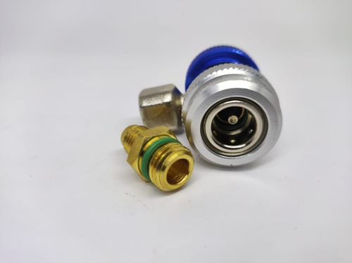 Imagem 3 de 4 de Engate Rapido Manual R134a 1/4 Fl Baixa Ecotools Etqc-lm