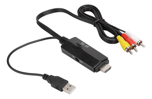 Cable Convertidor Hd A Av Para Rca 480 I 576 I Macho A Macho