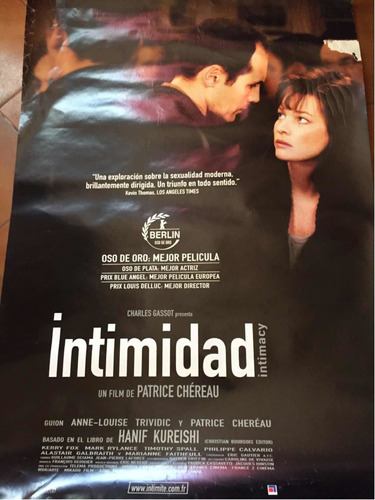 Poster Intimidad - Patrice Chereau-kerry Fox -2001 C/detalle