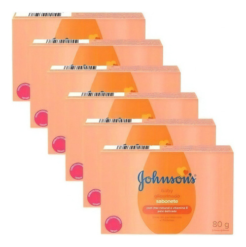 Kit Johnson´s Baby Sabonete Barra - Glicerinado 12 Unid