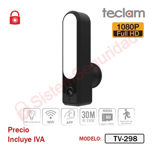 Imagen 3 de 10 de Equipos Inteligentes Tuya Smart Alarma Wifi Foco Magnetico