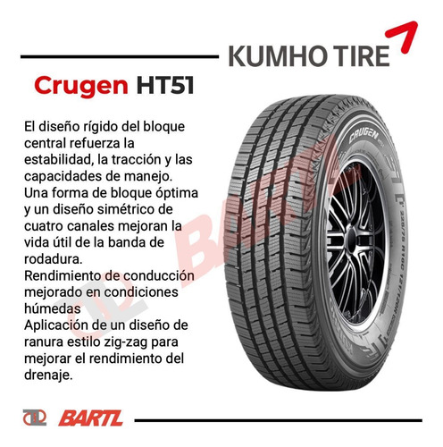 Cubierta 235/70/16 Kumho Ht51 Crugen