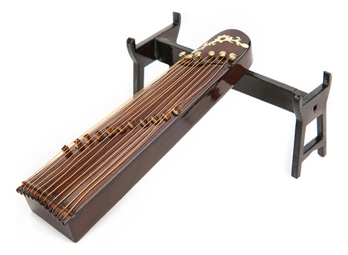 Modelo De Instrumento Musical En Miniatura De Cítara China D