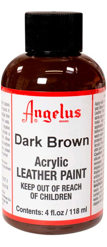 Pintura Acrílica Angelus 4 Oz ( 1 Pieza ) Color Dark brown