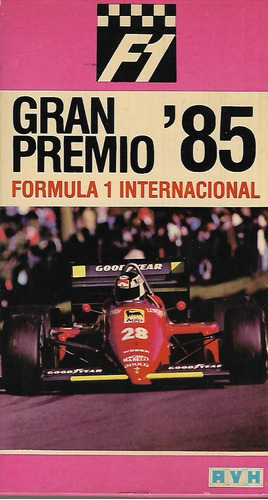 Formula 1 Internacional Gran Premio 85 Vhs Ayrton Senna Avh