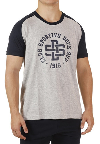 Vilter Sports Remera Dock Sud 1916 - Gris/azul