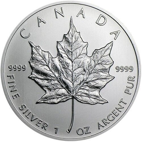 Imagen 2 de 6 de Moneda Plata Canada Maple Leaf Hoja Arce Elizabeth 2013 Onza