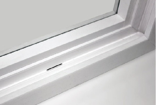 Ventana Para Baño Corrediza 80x40 Marco 35mm Con Vidrio