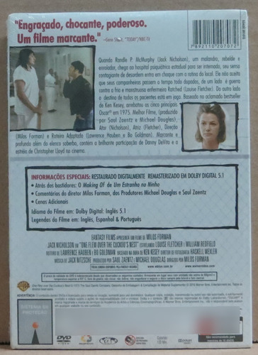 Jack Nicholson Um Estranho No Ninho 2 Dvd Premium Edition