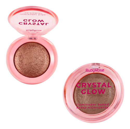 Iluminador Crystal Glow Linha Rosa Ruby Rose