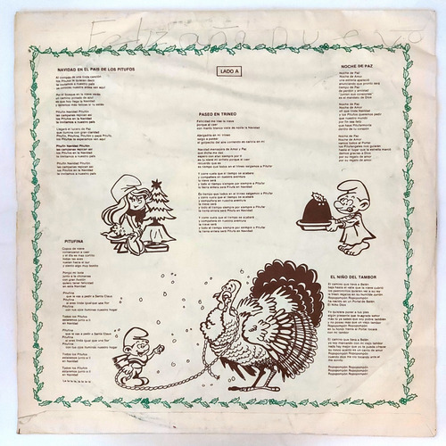 Los Pitufos - Navidad En El Pais De Los Pitufos Lp