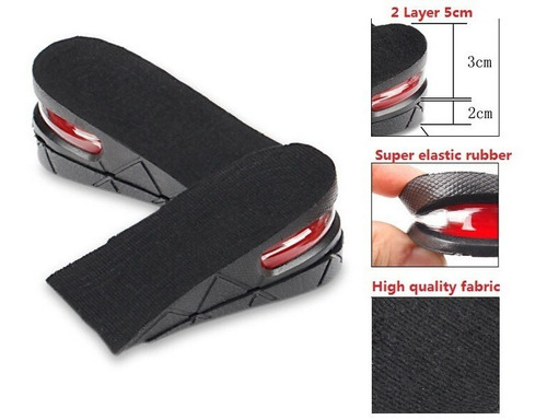 Plantillas Elevadoras Capsula De Aire Cualquier Zapato 5 Cm