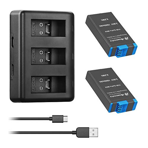 2 Baterías De Repuesto Compatibles Gopro Max 1600 Mah ...