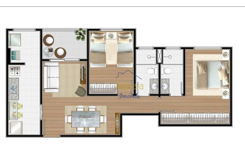 Imagem 11 de 11 de Apartamento Edifício Maison Toulouse Com 2 Dormitórios À Venda, 68 M² Por R$ 385.000 - Parque Industrial - São José Dos Campos/sp - Ap0614
