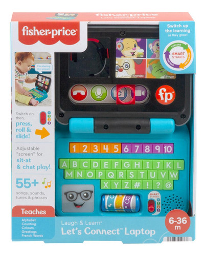 Brinquedo Fisher Price Laptop De Aprendizagem - Mattel Hgw98